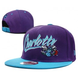 New Orleans Hornets Purple Snapback Hat DF 0512