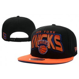 New York Knicks Black Snapback Hat XDF
