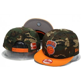 New York Knicks Camo Snapback Hat YS 0701