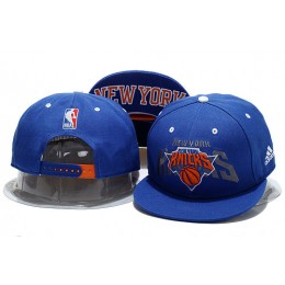 New York Knicks Blue Snapback Hat YS 0721