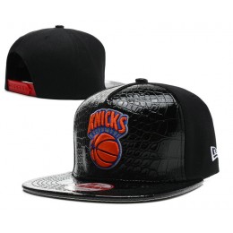 New York Knicks Black Snapback Hat SD