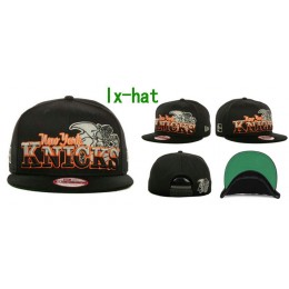 New York Knicks Black Snapback Hat GF