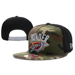 Oklahoma City Thunder Camo Snapback Hat XDF