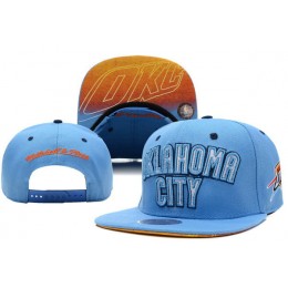 Oklahoma City Thunder Blue Snapback Hat XDF
