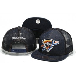Oklahoma City Thunder Mesh Snapback Hat YS 0701