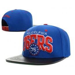 Philadelphia 76ers Blue Snapback Hat SD