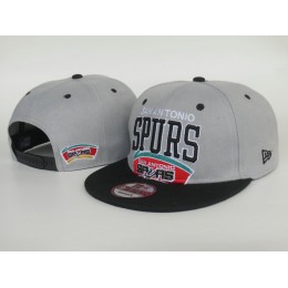 San Antonio Spurs Grey Snapback Hat LS