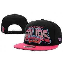 San Antonio Spurs Black Snapback Hat XDF 1