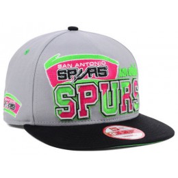 San Antonio Spurs Grey Snapback Hat SD