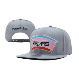 San Antonio Spurs Grey Snapback Hat XDF