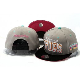 San Antonio Spurs Grey Snapback Hat YS 0528