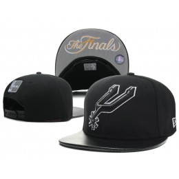 San Antonio Spurs The Finals Black Snapback Hat SD 0701