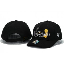 San Antonio Spurs The Finals Black Snapback Hat YS 0701