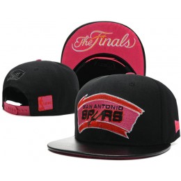 San Antonio Spurs The Finals Black Snapback Hat SD 0617