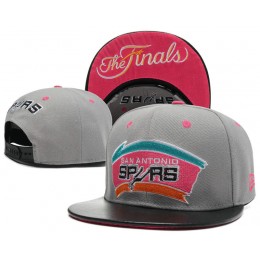 San Antonio Spurs The Finals Grey Snapback Hat SD 0617