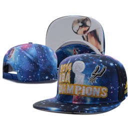 San Antonio Spurs adidas 2014 NBA Champions Snapback Galaxy Hat SD 0721