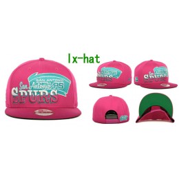San Antonio Spurs Pink Snapback Hat GF