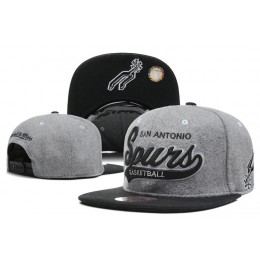 San Antonio Spurs Grey Snapback Hat DF 0512