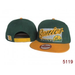 Seattle SpuerSonics Snapback Hat SG 3863