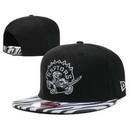 Toronto Raptors Black Snapback Hat DF