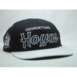 Georgetown Hoyas Black Snapbacks Hat SF