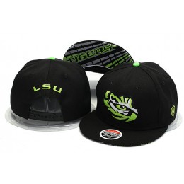 LSU Tigers Black Snapback Hat YS 0528