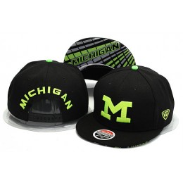 Michigan Wolverines Black Snapback Hat YS 0528