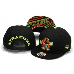 Syracuse Orange Black Snapback Hat YS 0528