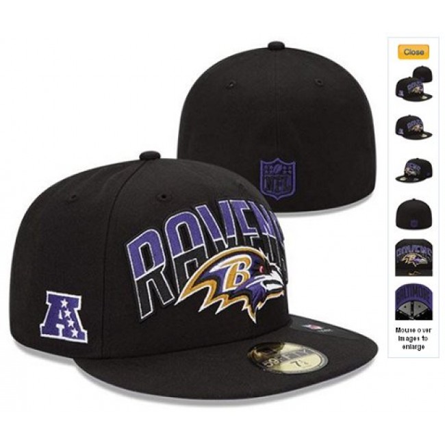 2013 Baltimore Ravens NFL Draft 59FIFTY Fitted Hat 60D21