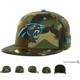 Carolina Panthers New Era NFL Camo Pop 59FIFTY Hat 60D6
