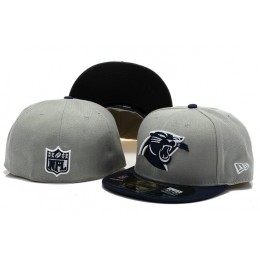 Carolina Panthers Grey Fitted Hat 60D 0721