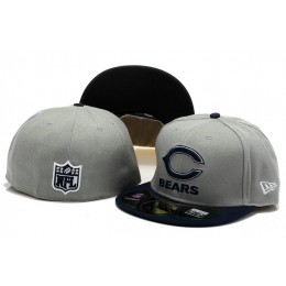 Chicago Bears Grey Fitted Hat 60D 0721