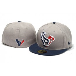 Houston Texans Grey Fitted Hat YS