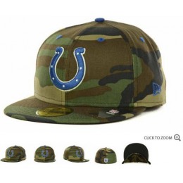 Indianapolis Colts New Era NFL Camo Pop 59FIFTY Hat 60D9