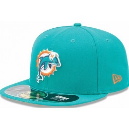 Miami Dolphins NFL Sideline Fitted Hat SF13
