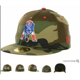New England Patriots NFL Fitted Camo Hat 60D 2