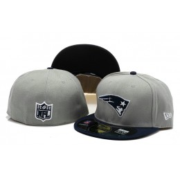 New England Patriots Grey Fitted Hat 60D 0721