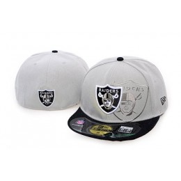 Oakland Raiders Screening 59FIFTY Fitted Hat 60d203