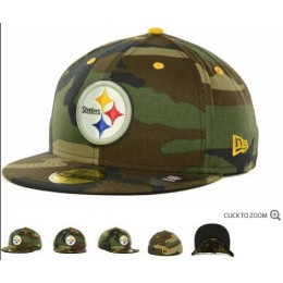 Pittsburgh Steelers New Era NFL Camo Pop 59FIFTY Hat 60D4