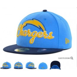 San Diego Chargers New Era Script Down 59FIFTY Hat 60d22