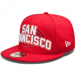 San Francisco 49ers NFL DRAFT FITTED Hat SF13