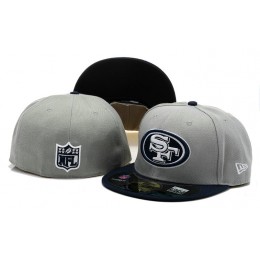 San Francisco 49ers Grey Fitted Hat 60D 0721
