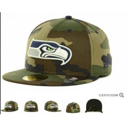 Seattle Seahawks New Era NFL Camo Pop 59FIFTY Hat 60D8