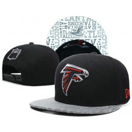 Atlanta Falcons 2014 Draft Reflective Black Snapback Hat SD 0613
