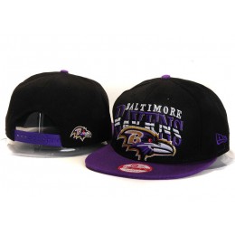 Baltimore Ravens Black Snapback Hat YS 1