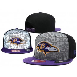 Baltimore Ravens 2014 Draft Reflective Snapback Hat SD 0613