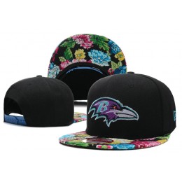 Baltimore Ravens Black Snapback Hat DF 0613