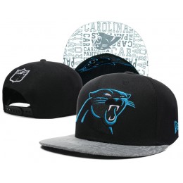 Carolina Panthers 2014 Draft Reflective Black Snapback Hat SD 0613