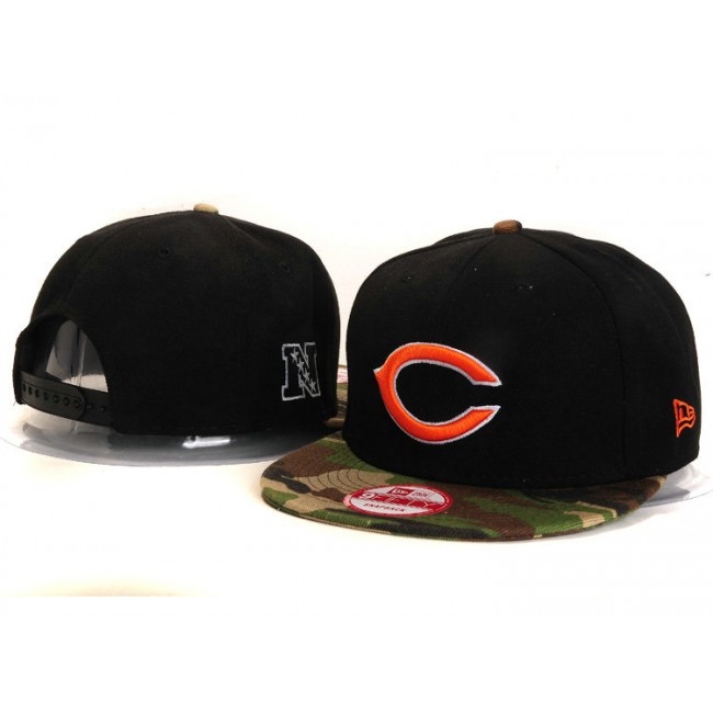 Chicago Bears Black Snapback Hat YS