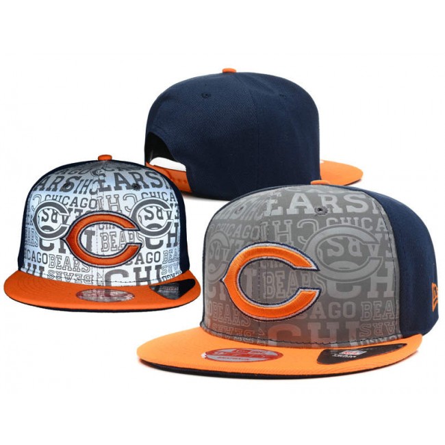 Chicago Bears 2014 Draft Reflective Snapback Hat SD 0613